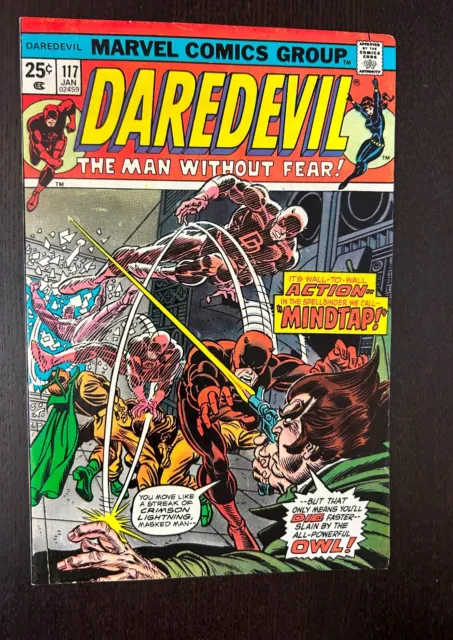 DAREDEVIL #117 (Marvel Comics 1975) -- Bronze Age Superheroes -- VF