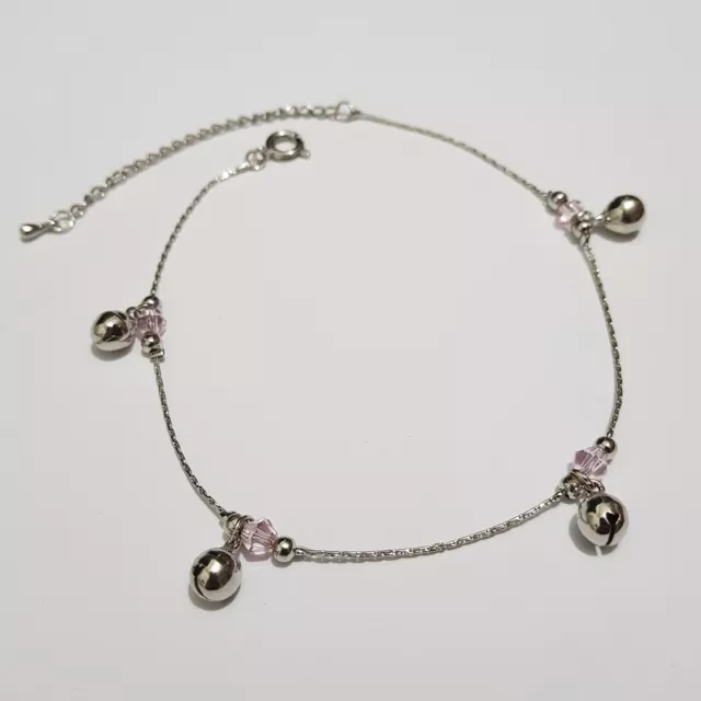 Armband / Fußkette Fusskettchen Fußschmuck Glöckchen Perlenarmband Anklet