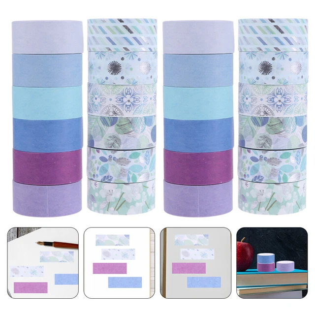 24 Rollos Regalo Embalaje Cinta Decorativa Washi Band