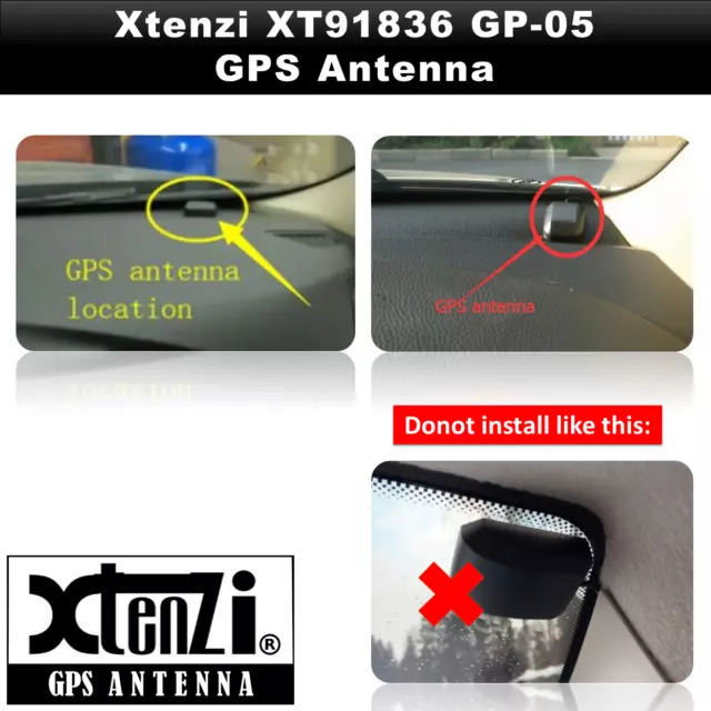 Xtenzi GPS Active Antenna XT91836 Navigation Receiver for Porsche/VW/BMW/AUDI 3