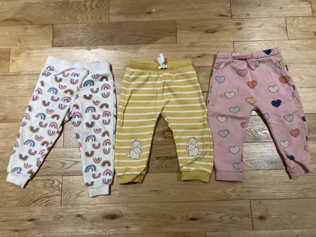m s & Primark 3 Pairs kids trousers 12-18 months Bundle  preowned GUC
