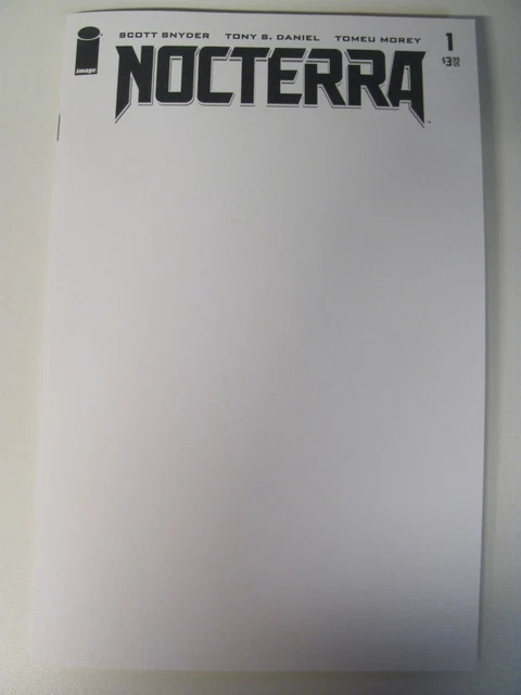Nocterra #1 Image Comics 2021 Series Scott Snyder Blank Variant 9.6 Near Mint+