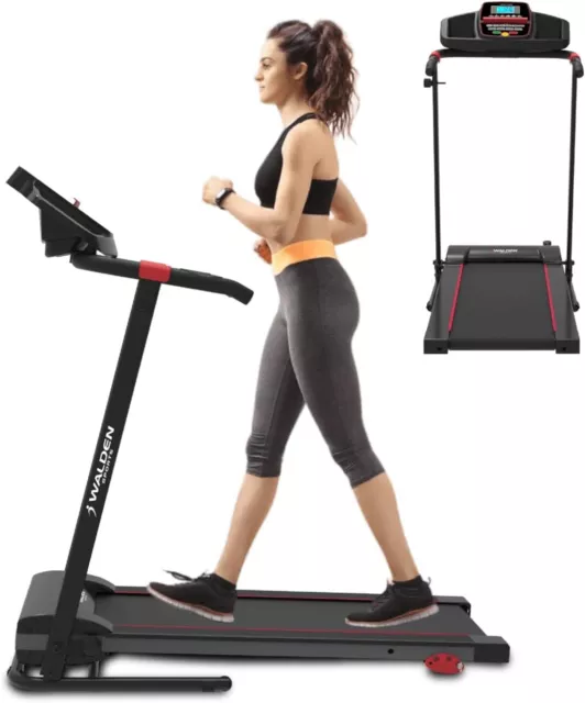 Walden G3680 Foldable Electric Treadmill Preset Programs LCD Display Incline NEW