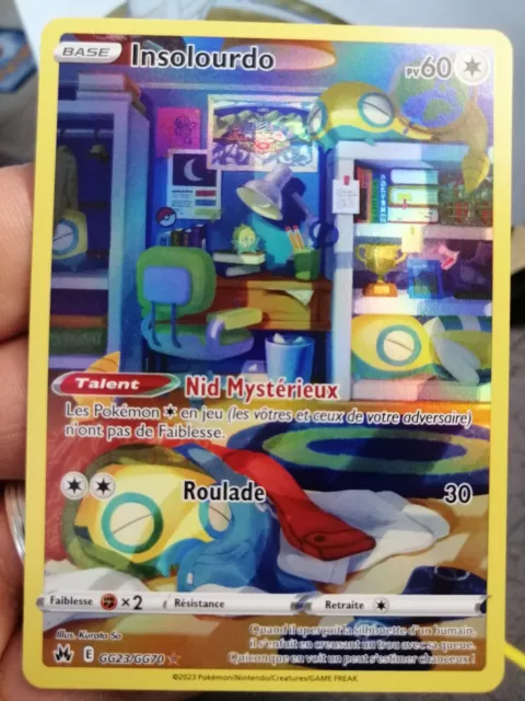 Carte Pokémon FR insolourdo GG23/GG70 Ultra Rare Zénith Suprême EB12.5 🗡️🛡️