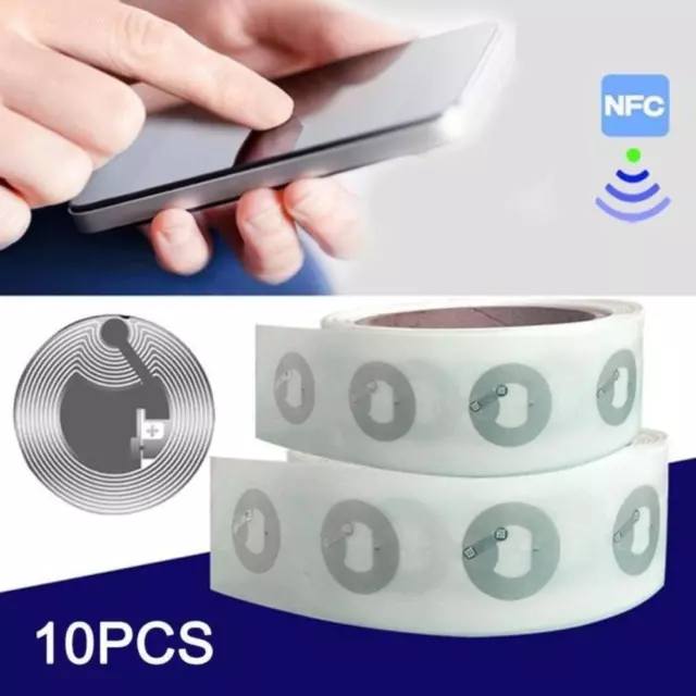 10 pcs/lot NFC Tags Label 25mm NTAG213 Blank Sticker A7 Mobile Android~ иξ