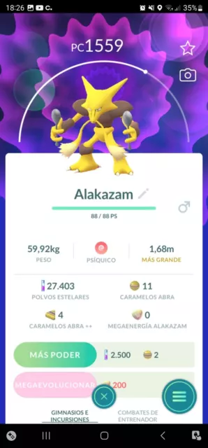 ALAKAZAM ALPHA SHINY 🌟 Pokemon Legends: Arceus, EV Trained