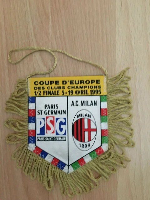 Fanion PSG Paris Saint-Germain Vs SC Bastia Coupe De France 2008 10x9 Cm Souvenir