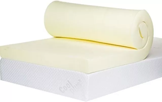 Memory Foam Mattress Topper 1” & 2” inch thick . Single, Small Double, Double & 3