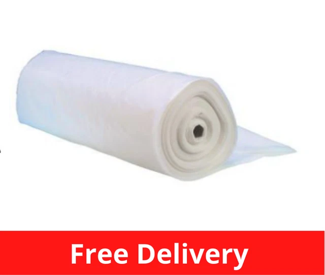 Frost King 3 ft. W x 50 ft. L 4 Mil Clear Heavy Duty Plastic Sheeting Roll NEW