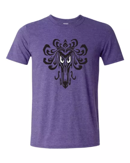 Men New Gildan Softstyle  Disney Haunted Mansion Wallpaper Icon T Shirt Size L