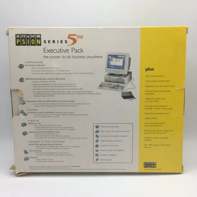 Boxed Psion Series 5mx Executive Bundle - 16Mb (1900-0141-01) 2