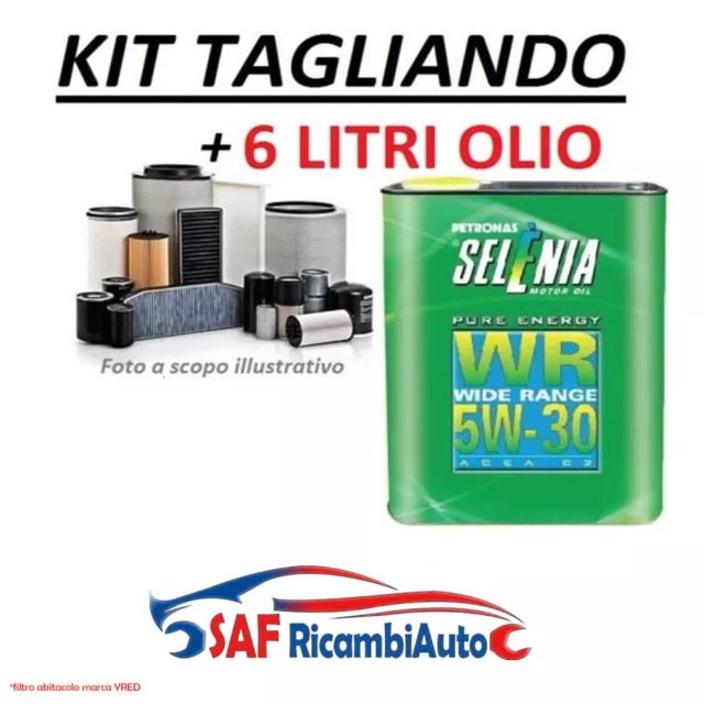 Kit Filtri Tagliando + Olio Selenia Fiat Ducato 2.3 Multijet 88Kw/96Kw 2006-2011