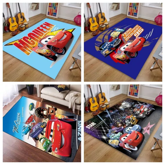 Kinder Cars Lightning McQueen Teppich Bodenmatte Schlafzimmer Fußmatte Türmatte