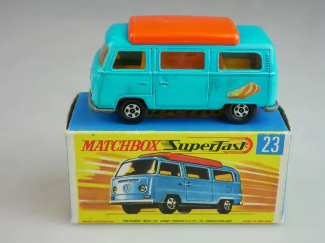 23-A Volkswagen VW Camper - 54496 Matchbox Superfast Lesney