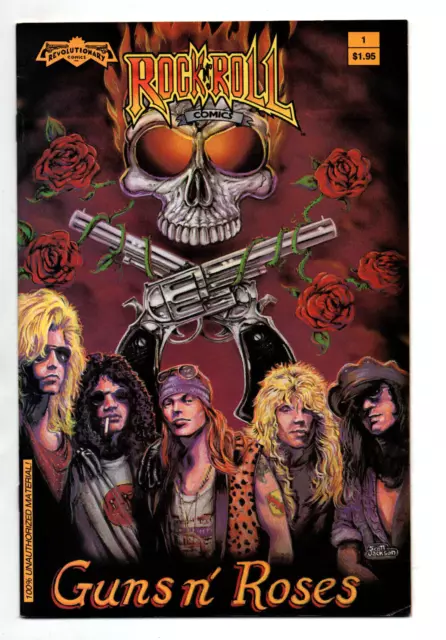 Rock N Roll Comics #1 - Guns N Roses - 7th Print - Revolutionary 1989 - (-NM)