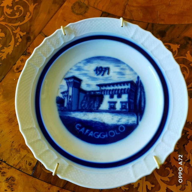 Collezione Richard Ginori Piatto Ville Fiorentine 1971 Di P. Parigi Serie N.3