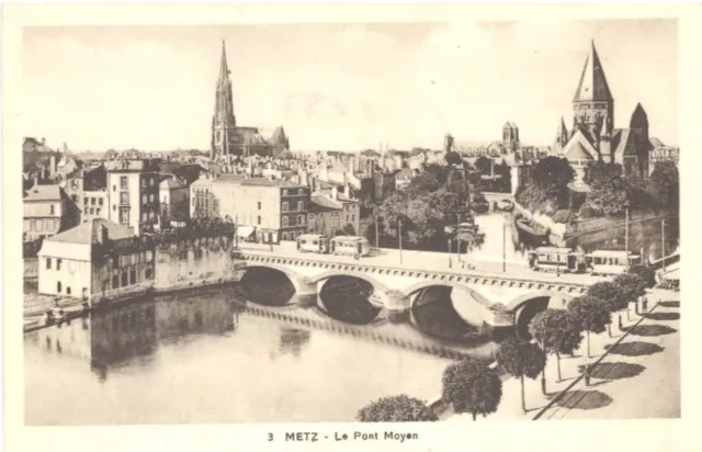 CPA 57 - METZ (Moselle) - 3rd Le Pont Medio