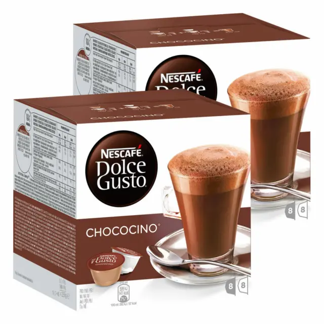 Nescafé DOLCE GUSTO Chococino KAKAO Set de 2 KAKAOKAPSEL Chocolat 16 CAPSELN