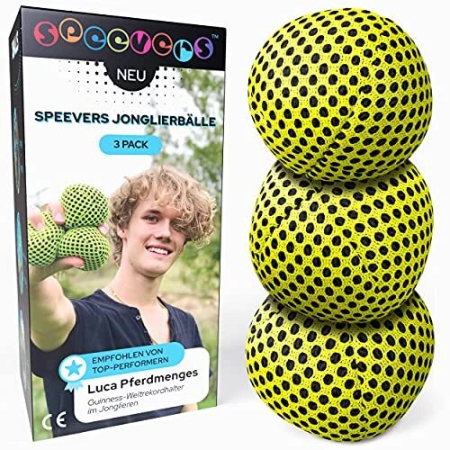 speevers XBalls balles de jonglage pour débutants et Professionnels Lot de 3-...