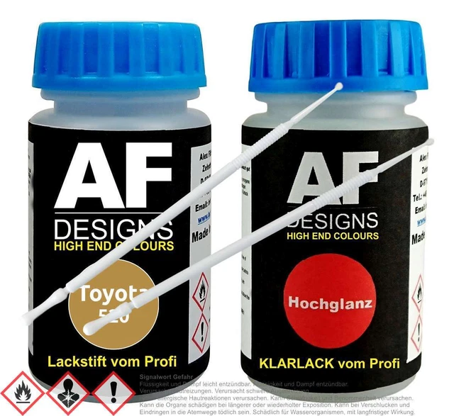 Vernis Voiture Pulvérisation Kit pour Opel 22U Bleu Royal 2K Vernis Transparent Basislack Aérosol Spray 2x400ml