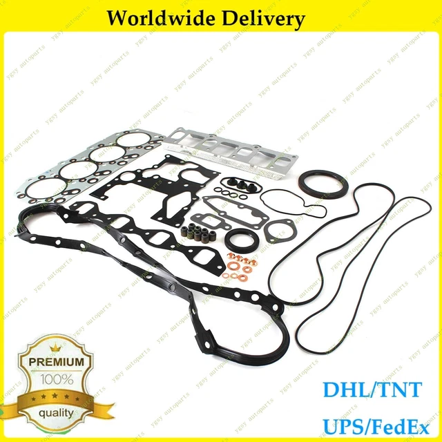 4JB1 4JB1T Engine Overhaul Gasket Kit For Isuzu PickUp NKR Truck New