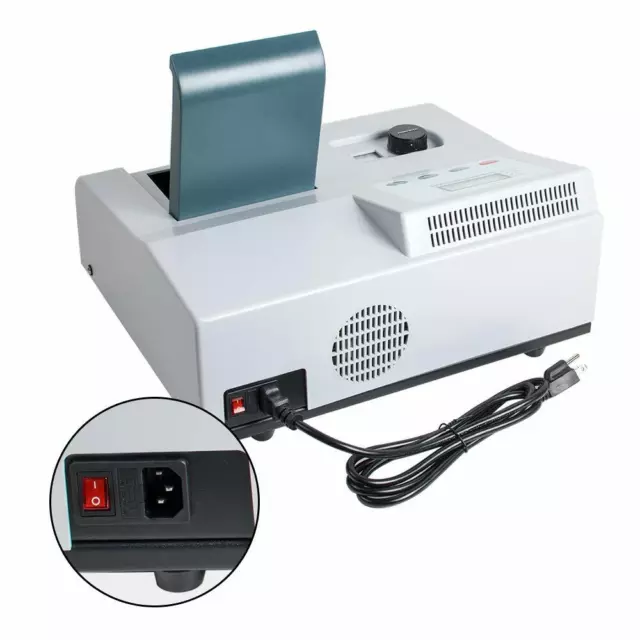 Visible Spectrophotometer Spectrometer Digital 350 - 1020nm Laboratory Equipment