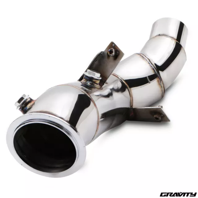STAINLESS EXHAUST RACE DE CAT DECAT PIPE FOR BMW 3 SERIES F30 F31 F35 320i 328