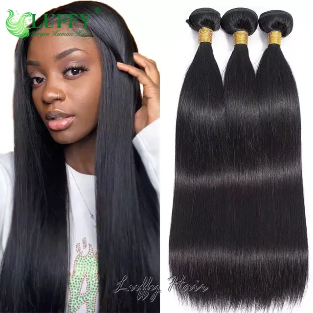 Straight Bundles Burmese Human Hair Double Drawn Full End Human Hair Extensions