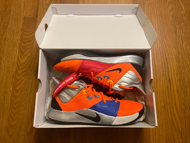 💥($120+) Nike Paul George 3 NASA White Rubber Shoes Sneakers, Men's  Fashion, Footwear, Sneakers on Carousell