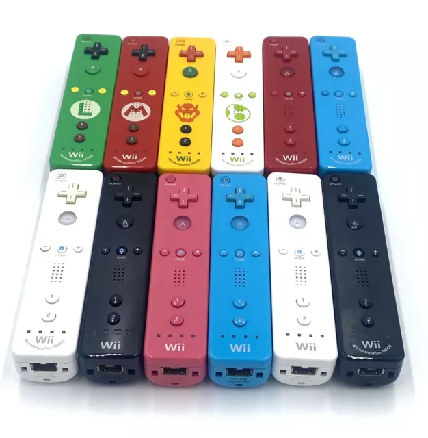 Controlador Nintendo Wii auténtico fabricante de equipos originales Wii Movimiento remoto Plus elige tu color