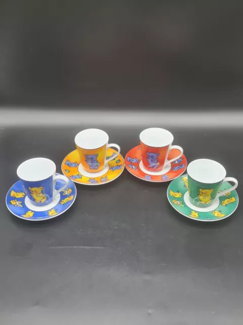 MAXWELL & WILLIAMS Comical Cow Demi Espresso Cup And Saucer Set Of 4 Good  Cond $36.95 - PicClick AU