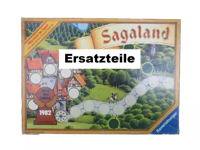 ERSATZTEILE für Sagaland  Version von 1982 - Ravensburger -gebraucht ab 2 Euro