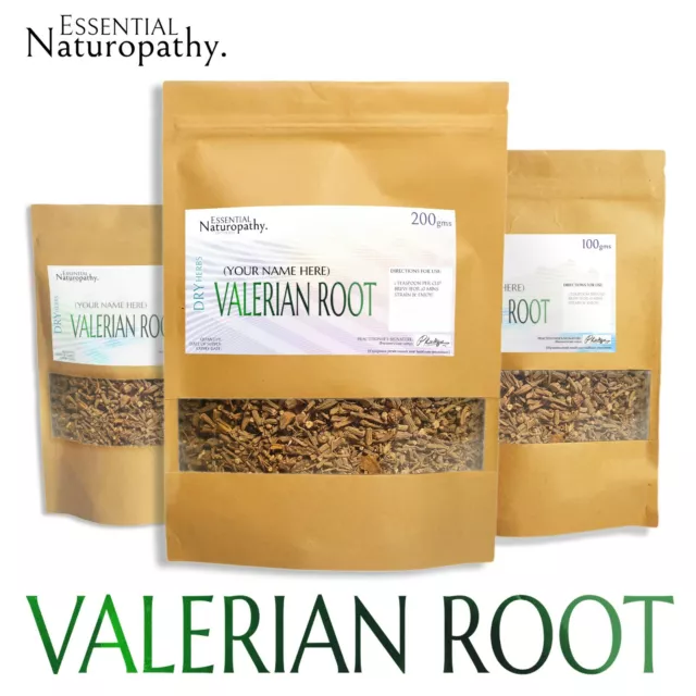 VALERIAN ROOT DRIED HERB Certified Organic (Valeriana officinalis) PREMIUM TEA