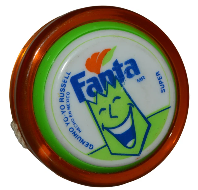 Vintage Toy Mexican Genuine Yo-Yo Fanta Russel Super Coca Cola