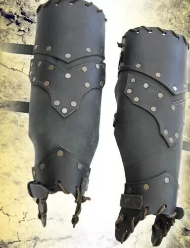 Scoundrel Greaves - Cuir Armor pour Jeu de Rôle Et Cosplay-A 3