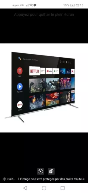 TV 4k ultra HD tcl 140 cm