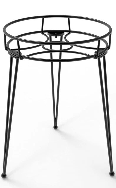 Midcentury Modern Metal Potted Plant Stand 18.7 inches Tall Flower