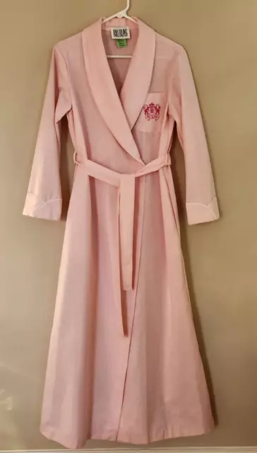 Vintage Bill Blass Pink Robe Women's Size Small