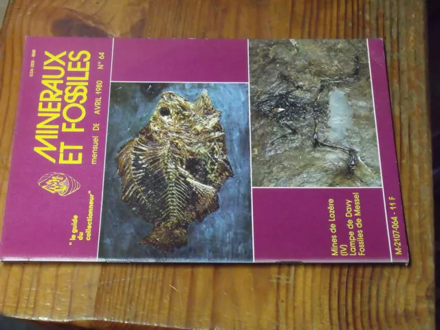 8µ? Revue Minéraux & Fossiles Guide Collectionneur n°64 Vedrin Lozere