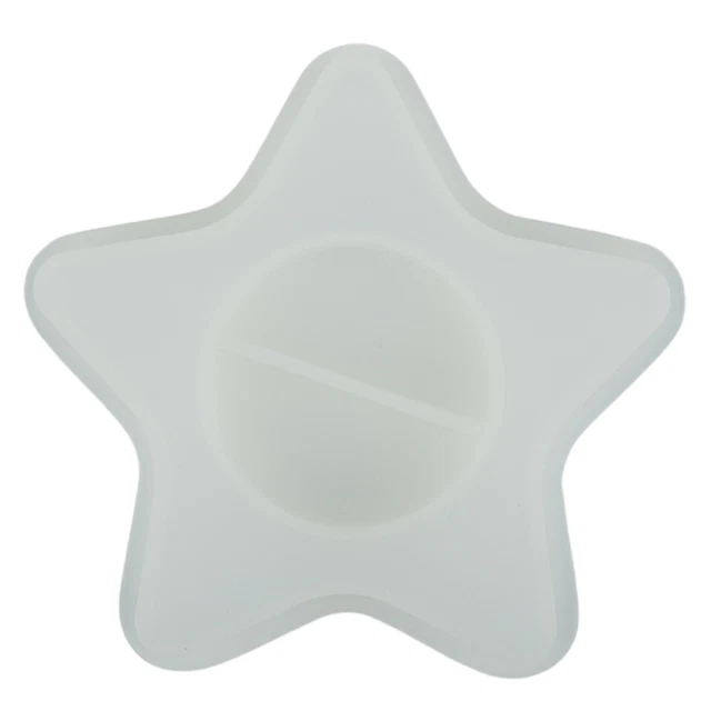 Kristall Epoxy Form Kerzenhalter Haus Dekoration Schmuck Silikon Form 4er Set 3