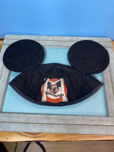 Vtg/Estate Mickey Mouse Club Mouseketeers Ears Hat Benay Albee Walt Disney Prod