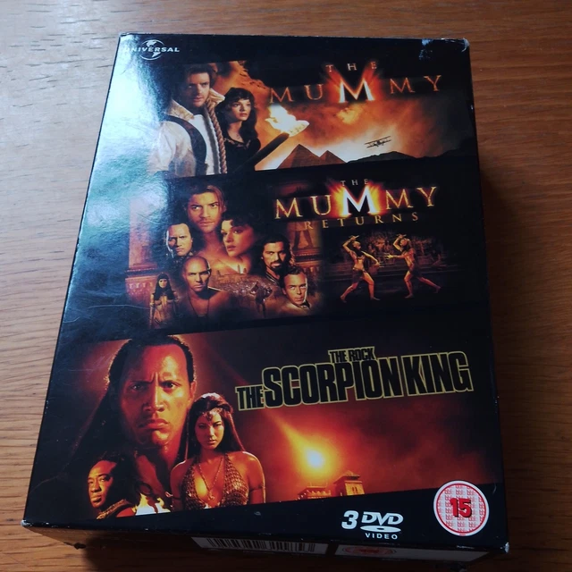 THE MUMMY/THE MUMMY Returns/The Scorpion King (3xDVD Box Set 2004).Pre ...