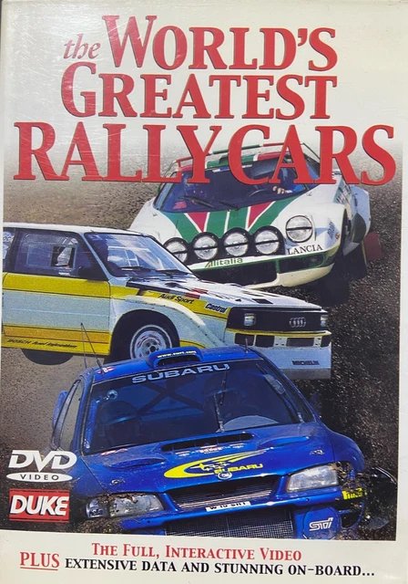 THE WORLD'S GREATEST Rally Cars region 2 DVD (car / motorsport ...