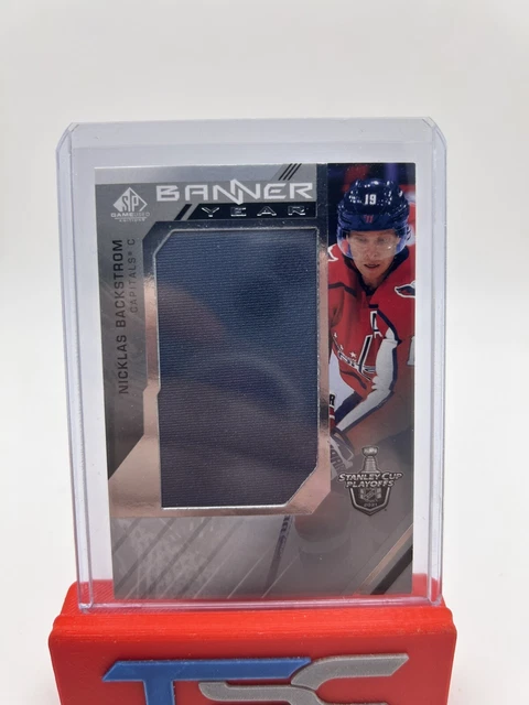 2021-22 Game Used Nicklas Backstrom Banner Year Patch