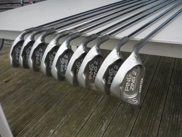 Golf Série de Fers Ping Zing 2 du Sandwedge au fer 3