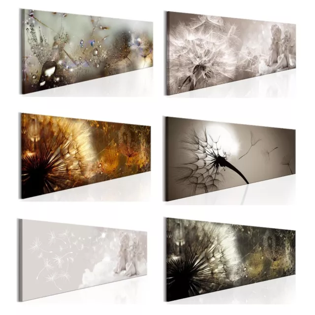 Pusteblume Löwenzahn Pflanzen VLIES LEINWAND DEKO BILDER WANDBILD XXL WOHNZIMMER