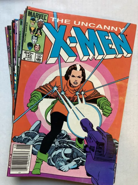 Marvel Comics Uncanny X-men HUGE Copper Lot of 22 Books between 182 and 258