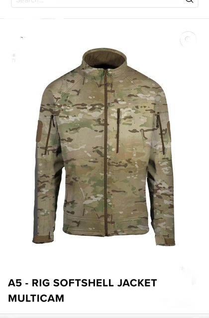 BEYOND CLOTHING A5 RIG SOFT SHELL JACKET MULTICAM OCP 2XL (lined)