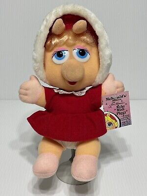 McDonalds Baby Miss Piggy 10” Plush Toy Stuffed Animal Muppet Jim Henson Vintage