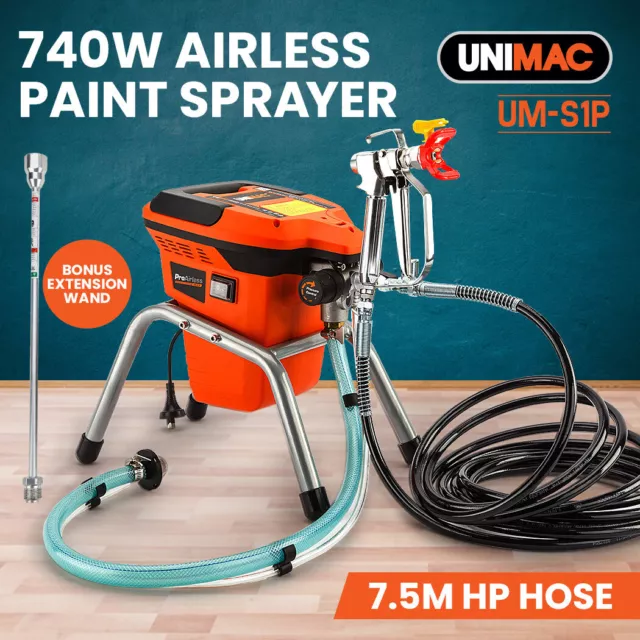 UNIMAC Electric Airless Paint Station Sprayer Portable High Pressure Spray Gun